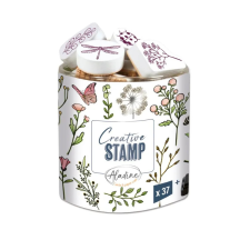 Aladine Dekor gumibélyegző - Floral - Creative Foam Stamps (1 csomag) dekorációs kellék