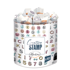 Aladine Dekor gumibélyegző - Letters Mini - Creative Foam Stamps (1 csomag) bélyegző
