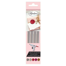 Aladine Ezüst színű pecsétviasz rúd - Aladine Wax Stick (4 db) kreatív és készségfejlesztő