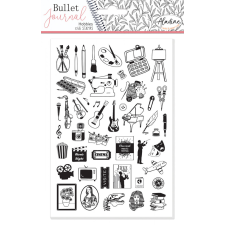 Aladine Gumibélyegző - Hobbies - Bullet Journal Foam Stamps (1 csomag) bélyegző
