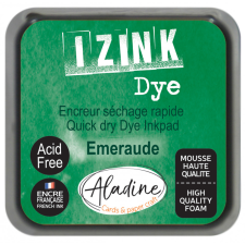 Aladine Tintapárna M - Emerald Green - Izink Dye (1 db) bélyegző