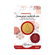 Aladine Viaszpecsét fej 20 mm - Karácsonyfa - Christmas Tree - Wax Seal (1 db) kreatív és készségfejlesztő
