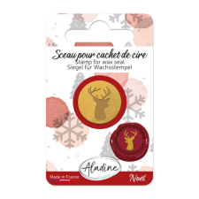 Aladine Viaszpecsét fej 20 mm - Rénszarvas - Raindeer - Wax Seal (1 db) kreatív és készségfejlesztő