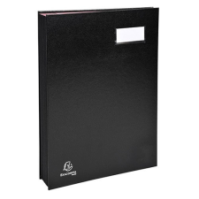  Aláírókönyv Exacompta 240x320 mm 12 részes fekete aláírókönyv