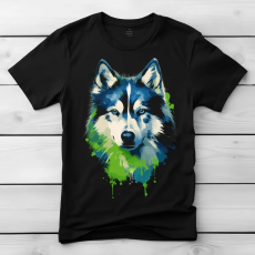  Alaszkai Malamut póló (Férfi)(Színes 2)