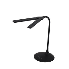 ALBA Ledtwin 6W LED asztali lámpa fekete (LEDTWIN N) (LEDTWIN N) világítás