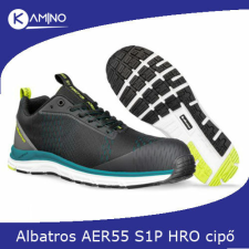 albatros AER55 fekete-kék S1P ESD HRO SRA munkavédelmi cipő munkavédelmi cipő