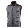 albatros Albatros Munkavédelmi Mellény fekete/szürke (XL)
