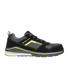 albatros Court Black Low S3 ESD HRO SRC munkavédelmi cipő (fekete/sárga, 39)