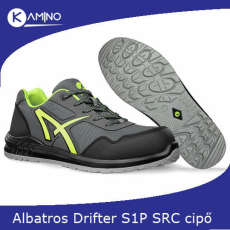 albatros Drifter zöld S1P SRC munkavédelmi cipő
