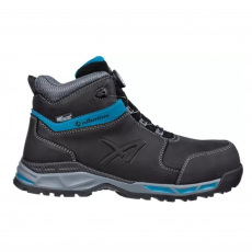 albatros Tofane Black QL CTX Mid S3 ESD WR HRO SRC munkavédelmi bakancs (fekete/kék, 43)