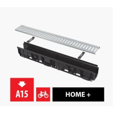  Alcaplast AVZ102-R102 Kültéri folyóka 100 mm integrált müanyag peremmel fürdőszoba kiegészítő