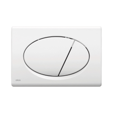 Alcaplast - nyomólap - dupla - fehér szaniter