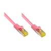 Alcasa 1.5m Cat7 RJ-45 hálózati kábel Magenta 1,5 M S/FTP (S-STP)