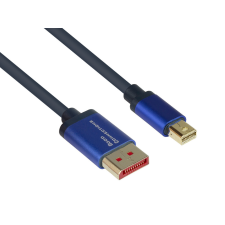 Alcasa 4824-SF010B 1 M Mini DisplayPort Kék kábel és adapter