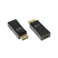 Alcasa HDMI - DisplayPort F/M Fekete kábel és adapter