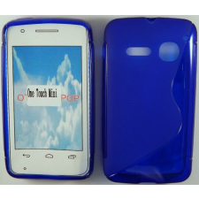 Alcatel OT-4030D S Pop / Mini, Szilikon tok, S-Case, kék tok és táska