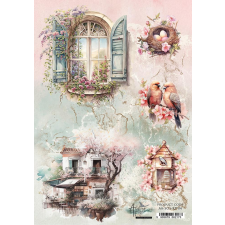 Alchemy of Art Rizspapír A4 - Soul of Spring - 4 - Rice Paper (1 ív) decoupage papír