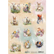 Alchemy of Art Rizspapír A4 - Soul of Spring - 8 - Rice Paper (1 ív) decoupage papír