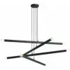 Aldex 1072P1 | Tubo-AL Aldex függeszték lámpa 8x E14 fekete (1072P1)
