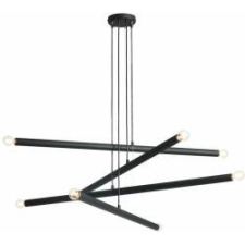 Aldex 1072P1 | Tubo-AL Aldex függeszték lámpa 8x E14 fekete (1072P1) világítás