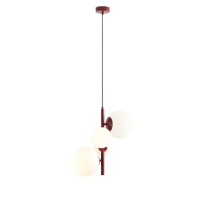 Aldex Bloom piros függesztett lámpa (ALD-1091L15) E14+E27 4 izzós IP20 világítás
