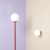 Aldex modern állólámpa pinne piros ald1080a15