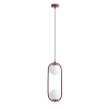 Aldex Riva piros-fehér függesztett lámpa (ALD-1086H15) E14 2 izzós IP20