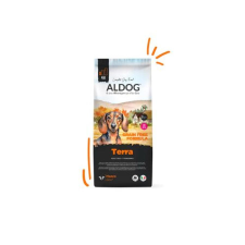 ALDOG Terra Hipoallergén Mini 8 kg kutyatáp + Wet White Wave konzerv 6x400g kutyaeledel