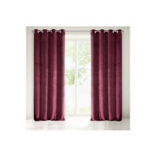 Aleksja bársony sötétítő függöny Burgundi vörös 140x270 cm - HS354762 lakástextília
