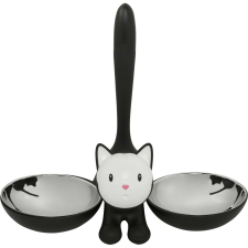 Alessi Alessi AMMI09 B Tigrito Rozsdamentes Acél Macska etető és itató - Fekete kutyatál