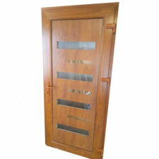  Alex Aranytölgy Műanyag Bejárati ajtó / 98x208 / építőanyag