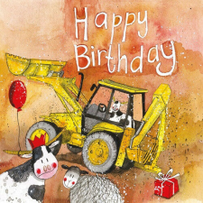 Alex Clark Képeslap Alex Clark borítékkal, 14x14 cm, markoló HBD party kellék
