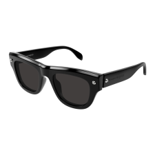 Alexander McQueen AM0425S-001 SHINY BLACK GREY napszemüveg napszemüveg