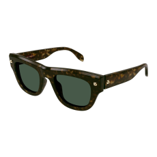 Alexander McQueen AM0425S-002 DARK HAVANA GREEN napszemüveg