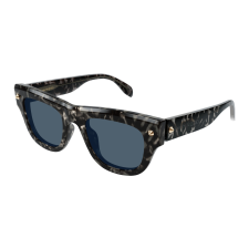 Alexander McQueen AM0425S-003 GREY HAVANA BLUE napszemüveg napszemüveg