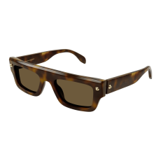 Alexander McQueen AM0427S-002 SHINY HAVANA BROWN napszemüveg