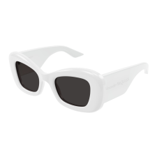 Alexander McQueen AM0434S-005 SHINY WHITE GREY napszemüveg napszemüveg
