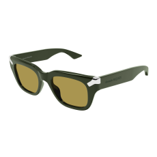 Alexander McQueen AM0439S-004 SHINY GREEN BROWN napszemüveg