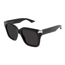 Alexander McQueen AM0440S-001 SHINY BLACK GREY napszemüveg napszemüveg