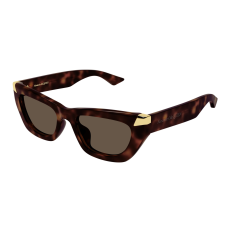 Alexander McQueen AM0440SA-003 SHINY HAVANA BROWN napszemüveg