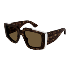 Alexander McQueen AM0446S-002 SILVER HAVANA BROWN napszemüveg