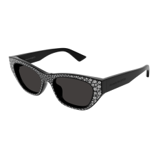 Alexander McQueen AM0465S-002 SHINY BLACK GREY napszemüveg