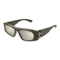 Alexander McQueen AM0471S 004 BROWN MIRROR SILVER napszemüveg