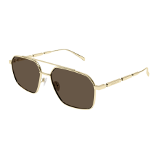 Alexander McQueen AM0477S 002 GOLD BROWN napszemüveg