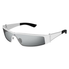 Alexander McQueen AM0491S 002 SHINY SILVER SILVER MIRROR(DOUBLE) napszemüveg