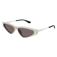 Alexander McQueen AM0493S 004 SHINY SOLID CHALK WHITE BROWN AR napszemüveg