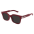 Alexander McQueen AM0496SA 003 SHINY SOLID BURGUNDY GREY napszemüveg