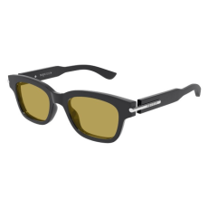Alexander McQueen AM0497S 003 SHINY SOLID GREY YELLOW napszemüveg