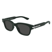Alexander McQueen AM0497S 004 SHINY SOLID DARK GREEN GREY napszemüveg napszemüveg